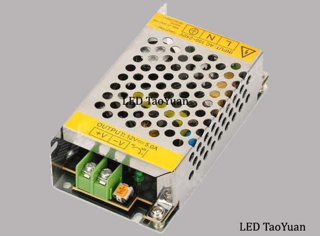 12 Volt LED Power Supply 60W - Click Image to Close